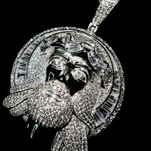 Iced Out Jesus Pendant - Baguettes - Silver 925 - Sehgal Dubai Collection