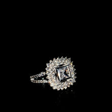 Iced Flower Ladies Ring - Silver 925 - Sehgal Dubai Collection