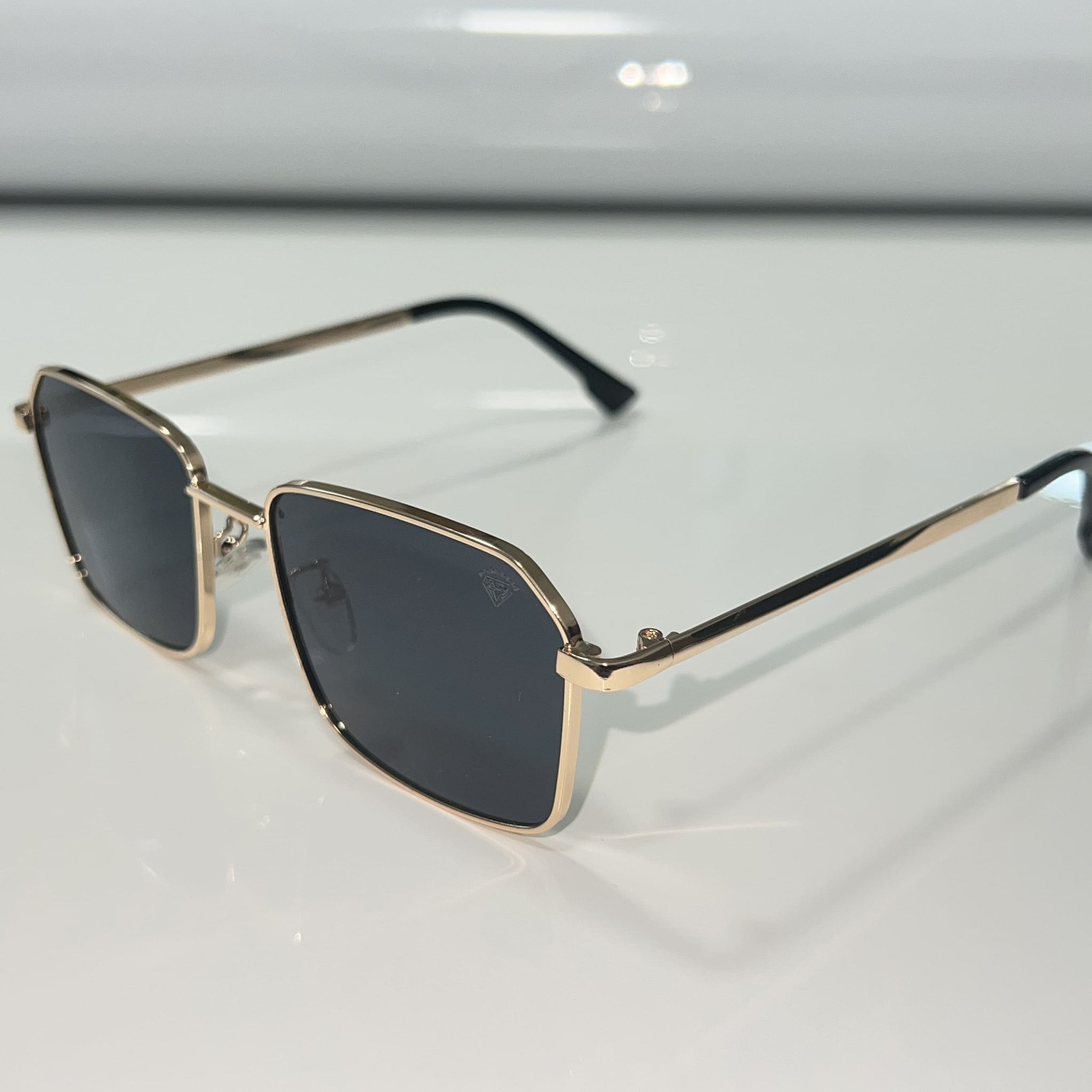 Celebrity Glasses - 14k gold plated - Sehgal Glasses - Black Shade