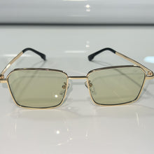 Celebrity Glasses - gold plated - Sehgal Glasses - Green Shade