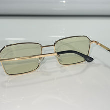 Celebrity Glasses - gold plated - Sehgal Glasses - Green Shade