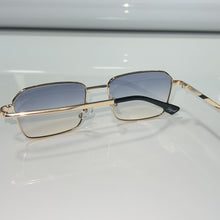 Celebrity Glasses - gold plated - Sehgal Glasses - Blue Shade / Dark to Light