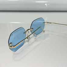 Star Glasses - Sehgal Glasses - gold plated - Blue Shade