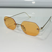 Star Glasses - Sehgal Glasses - gold plated - Orange Shade