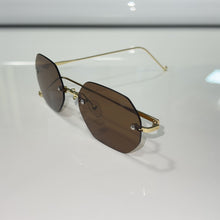 Star Glasses - Sehgal Glasses - gold plated - Brown Shade