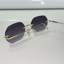 Star Glasses - Sehgal Glasses - gold plated - Black Shade
