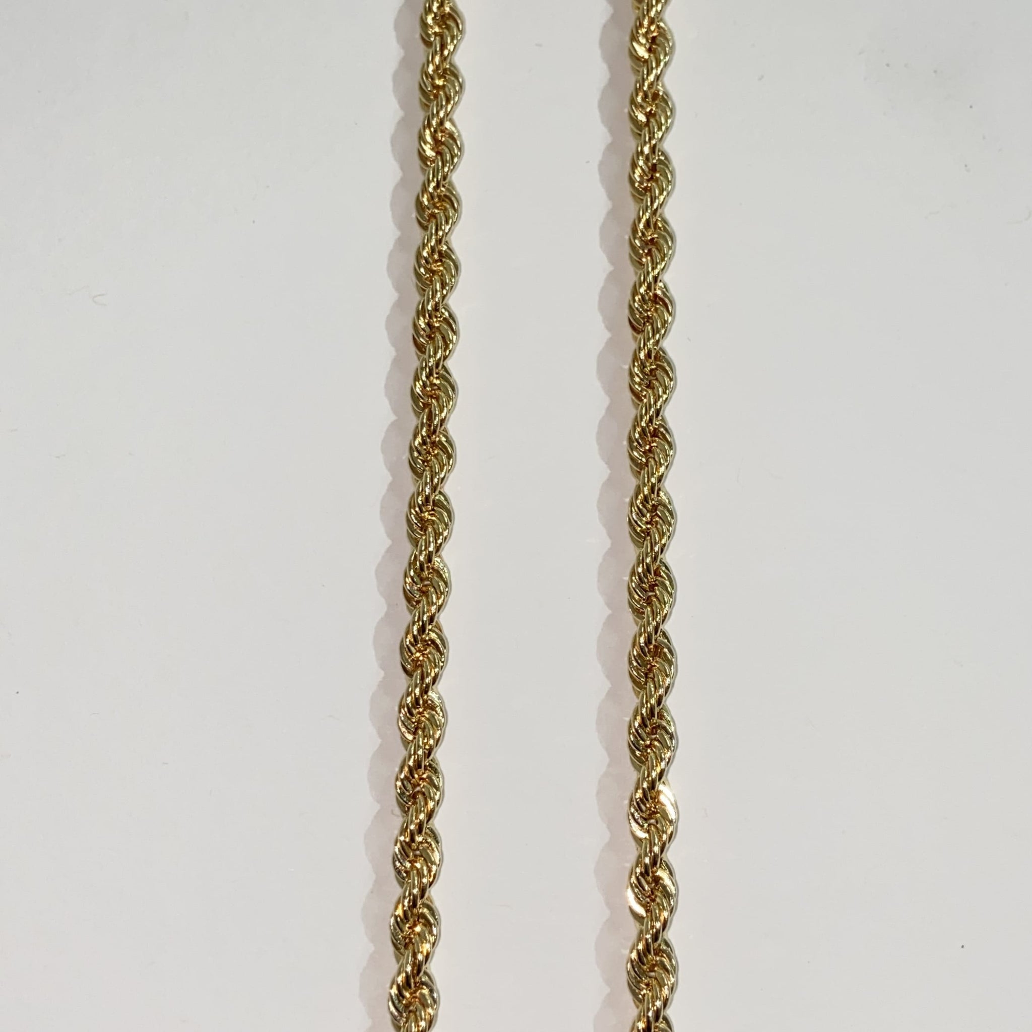 Rope chain / ketting 262 - 14 karaat 65 cm / 5,1 mm