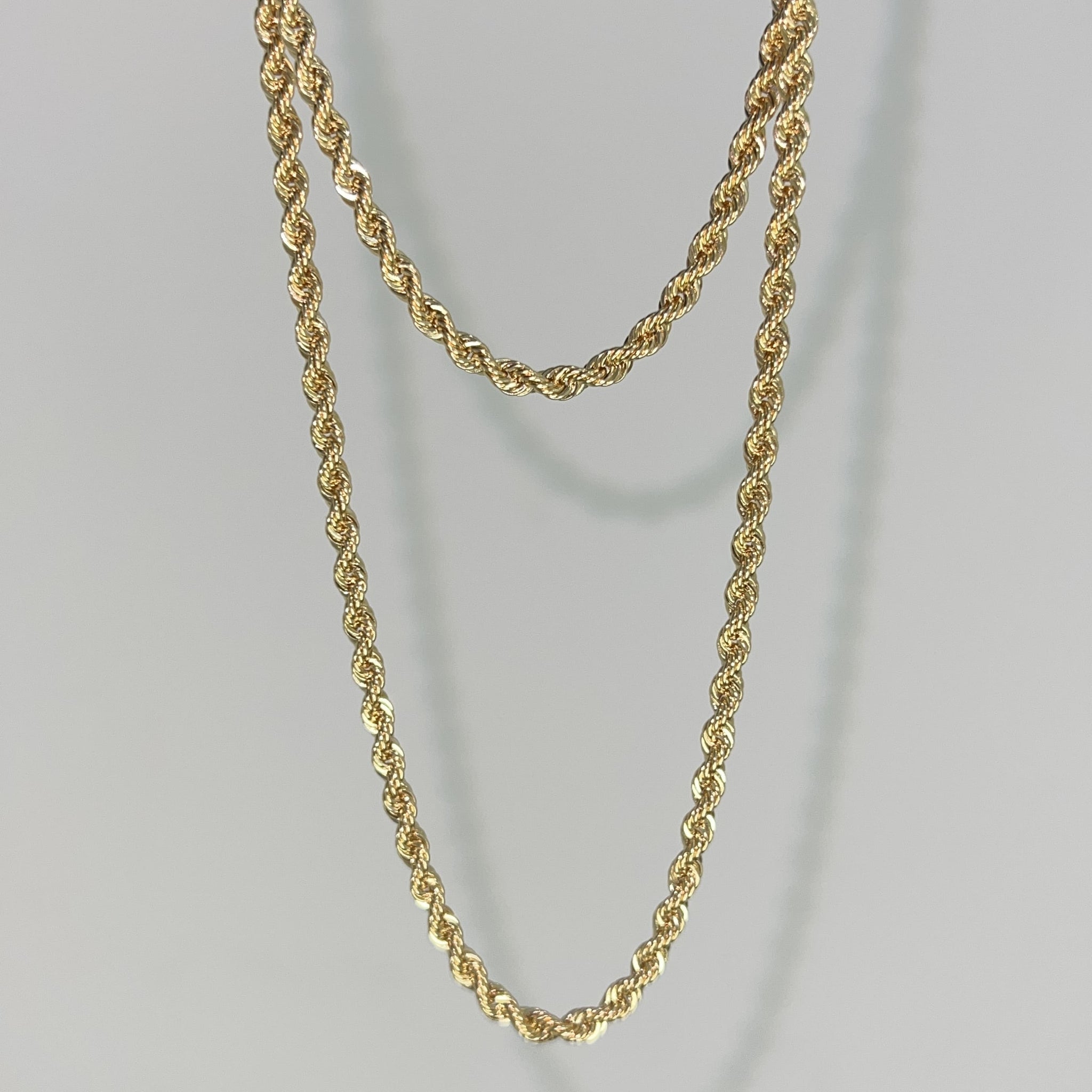 Rope Chain - 18 carat gold - 3.8mm / 60cm