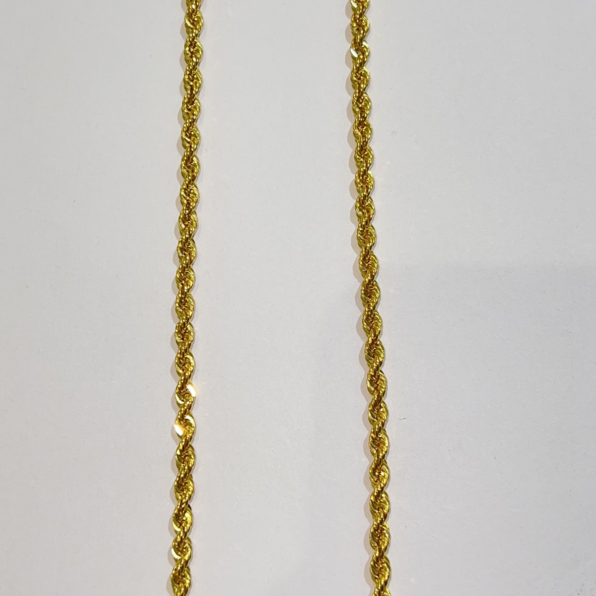 Rope Chain - 14 carat gold - 3.2mm / 60cm