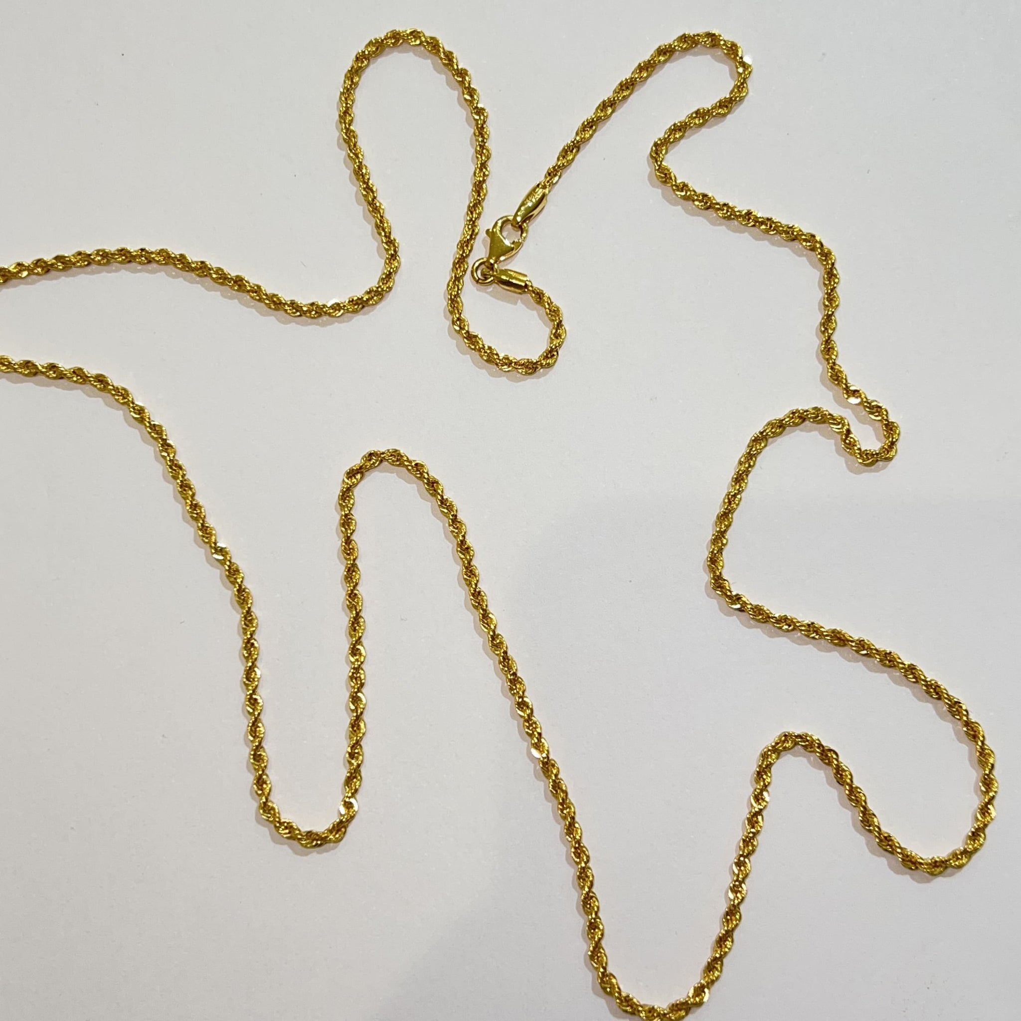 Rope Chain - 14 carat gold - 2mm / 70cm