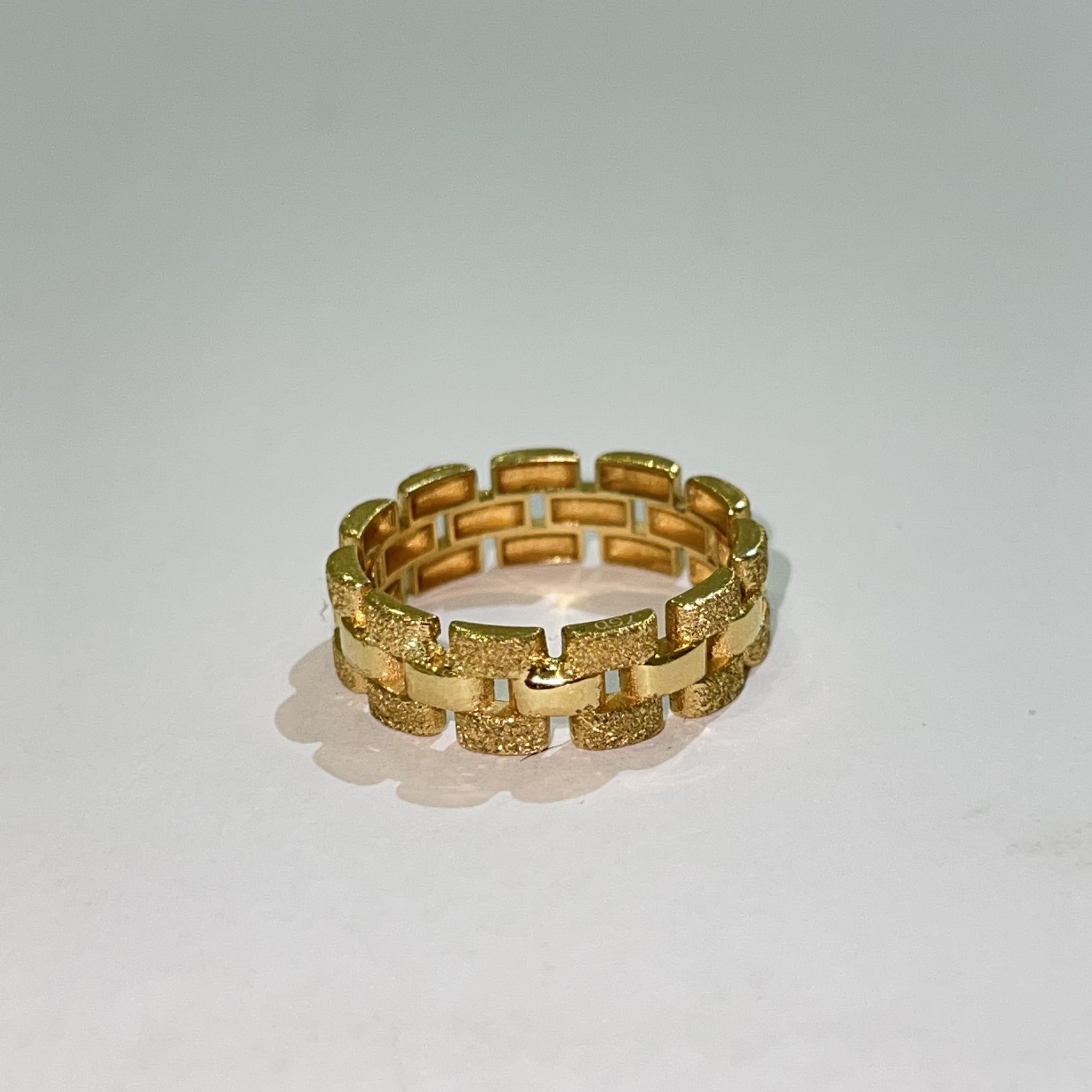 Rolex-Link Ring - 18 carat gold