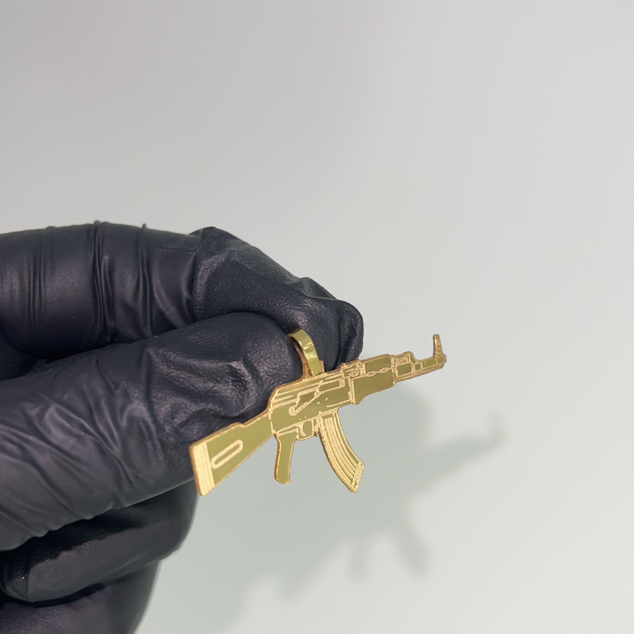 AK47 Pendant - 18 carat gold