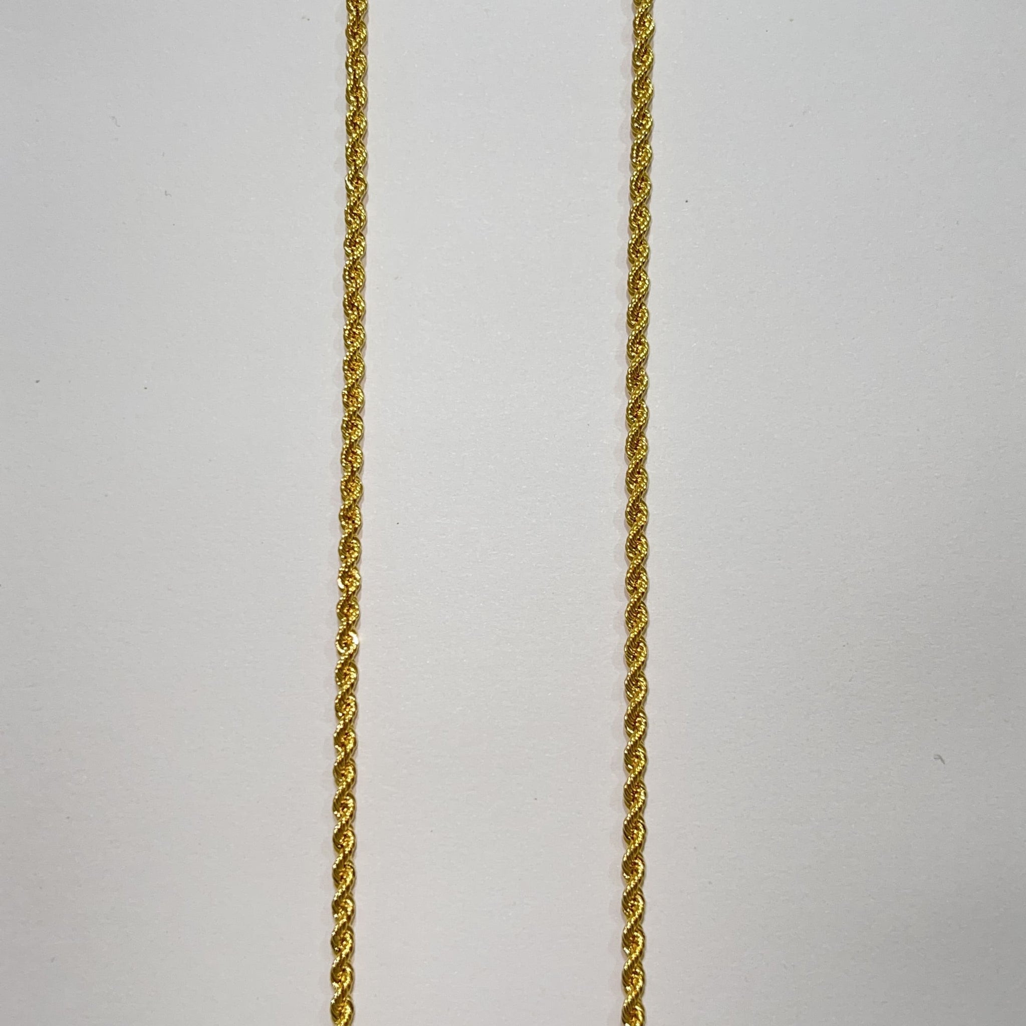 Rope Chain - 14 carat gold - 2.6mm / 70cm