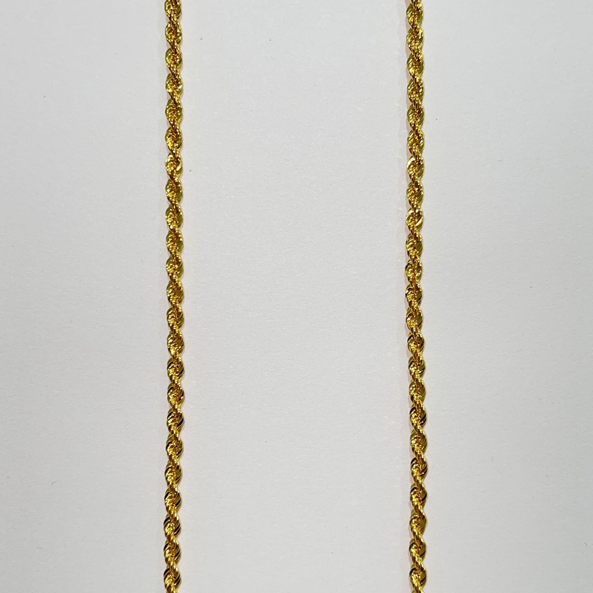Rope Chain - 14 carat gold - 3.2mm / 65cm