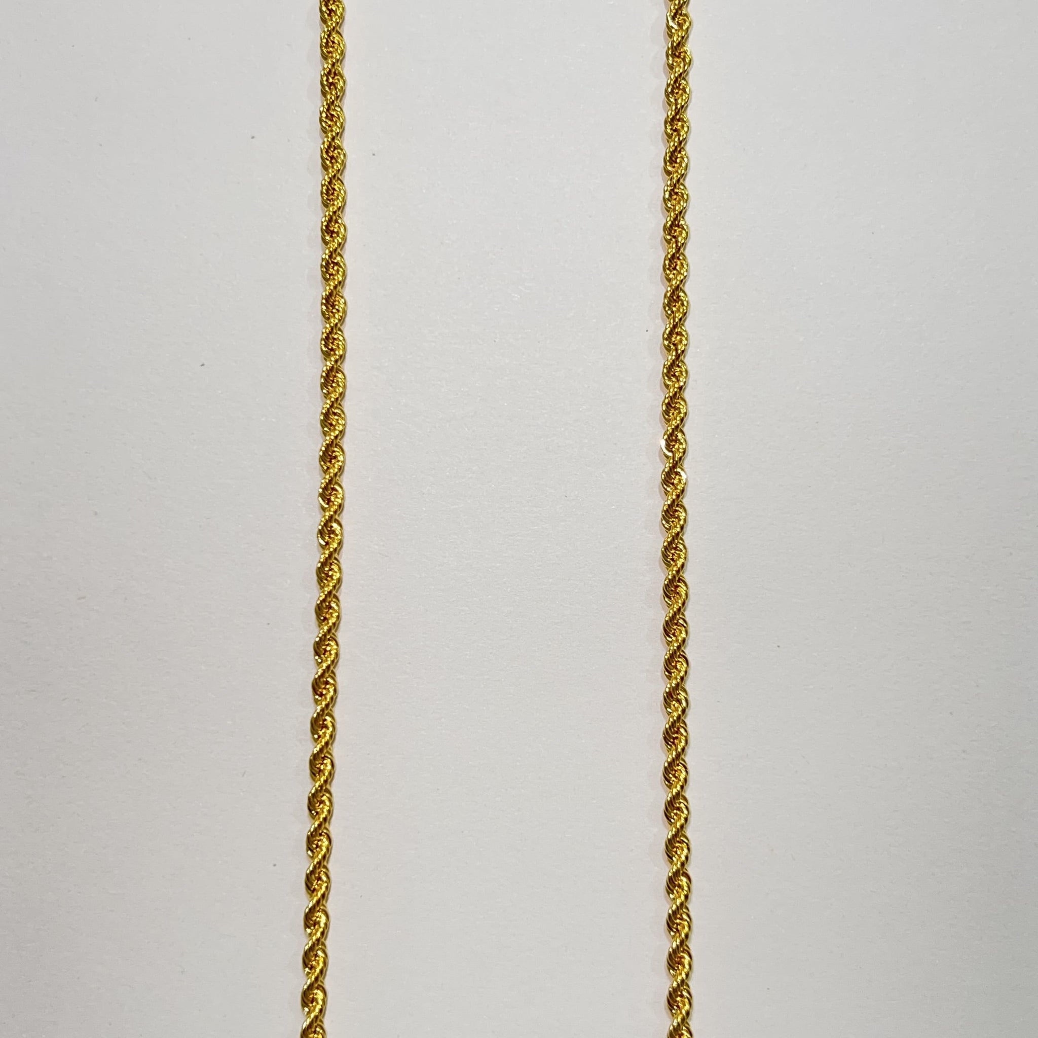 Rope Chain - 14 carat gold - 2.7mm / 60cm