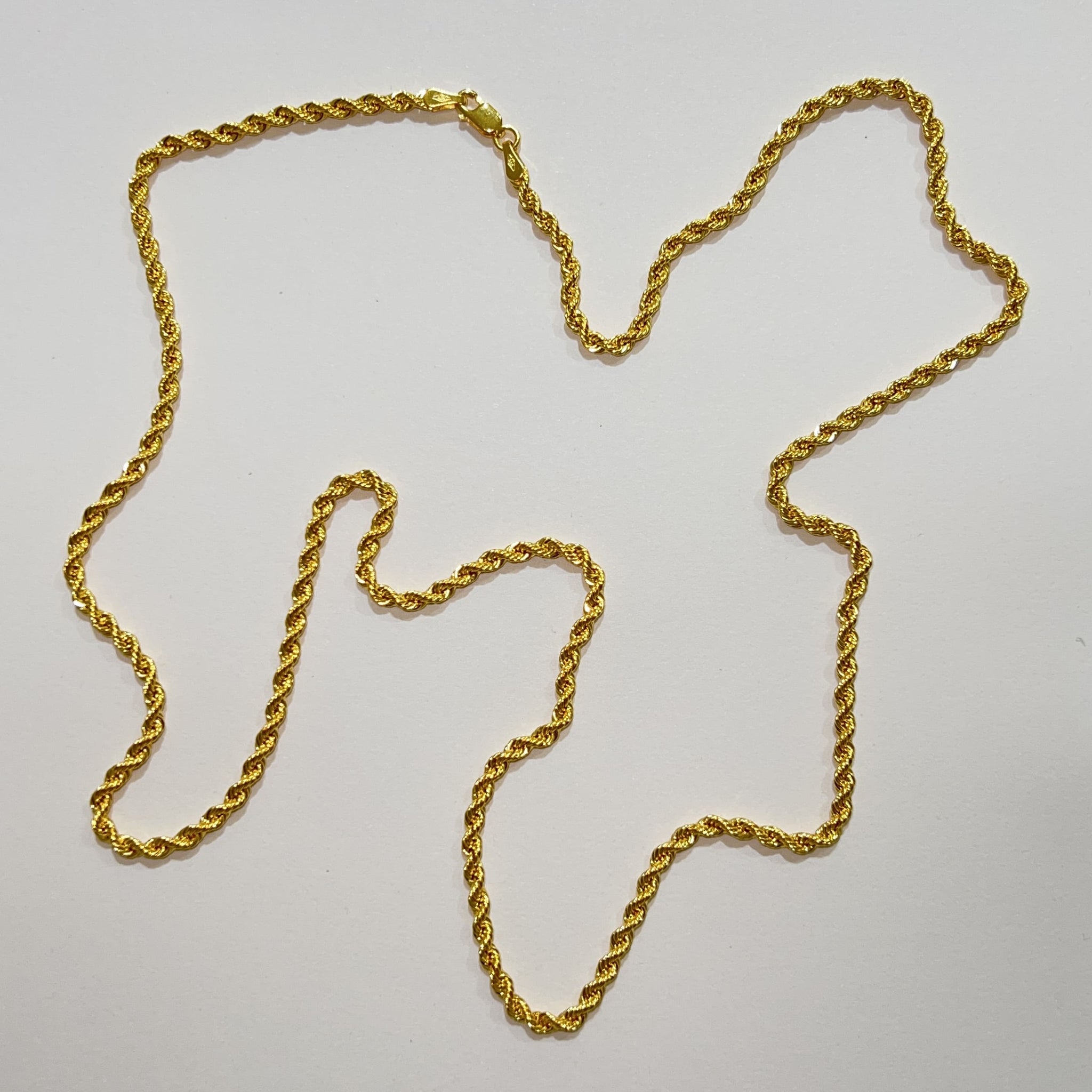 Rope Chain - 14 carat gold - 2.7mm / 60cm