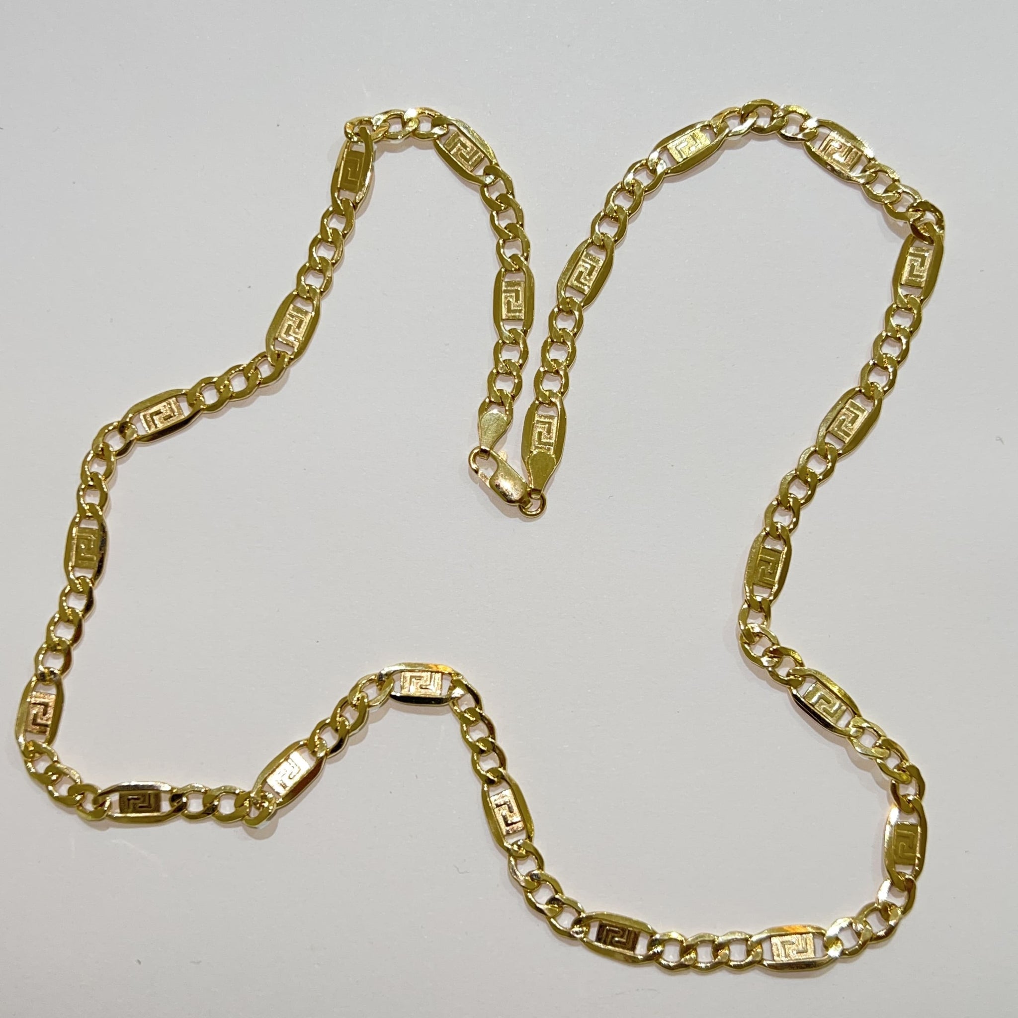 Figaro Chain - 14 carat gold - 6.2mm / 55cm