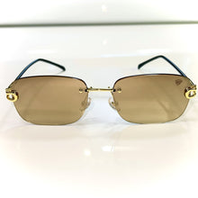 Insane Glasses - Color Changing Shades - gold plated / Silicon Side - Sehgal Glasses