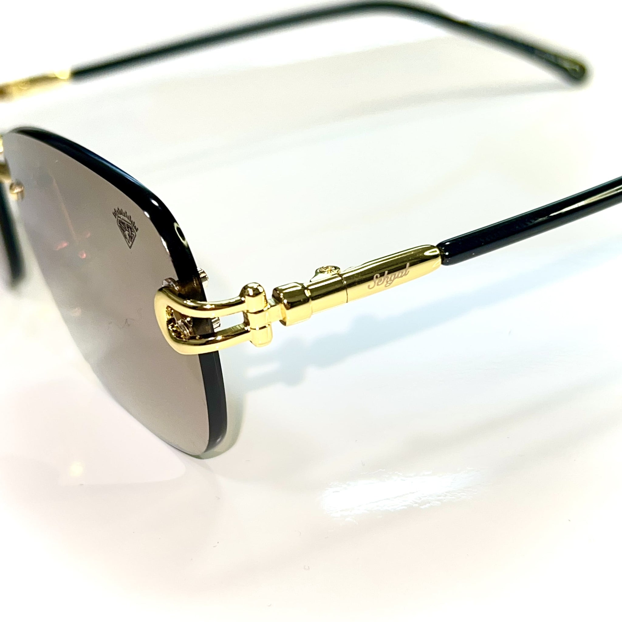 Insane Glasses - Color Changing Shades - 14 carat gold plated / Silicon Side - Sehgal Glasses
