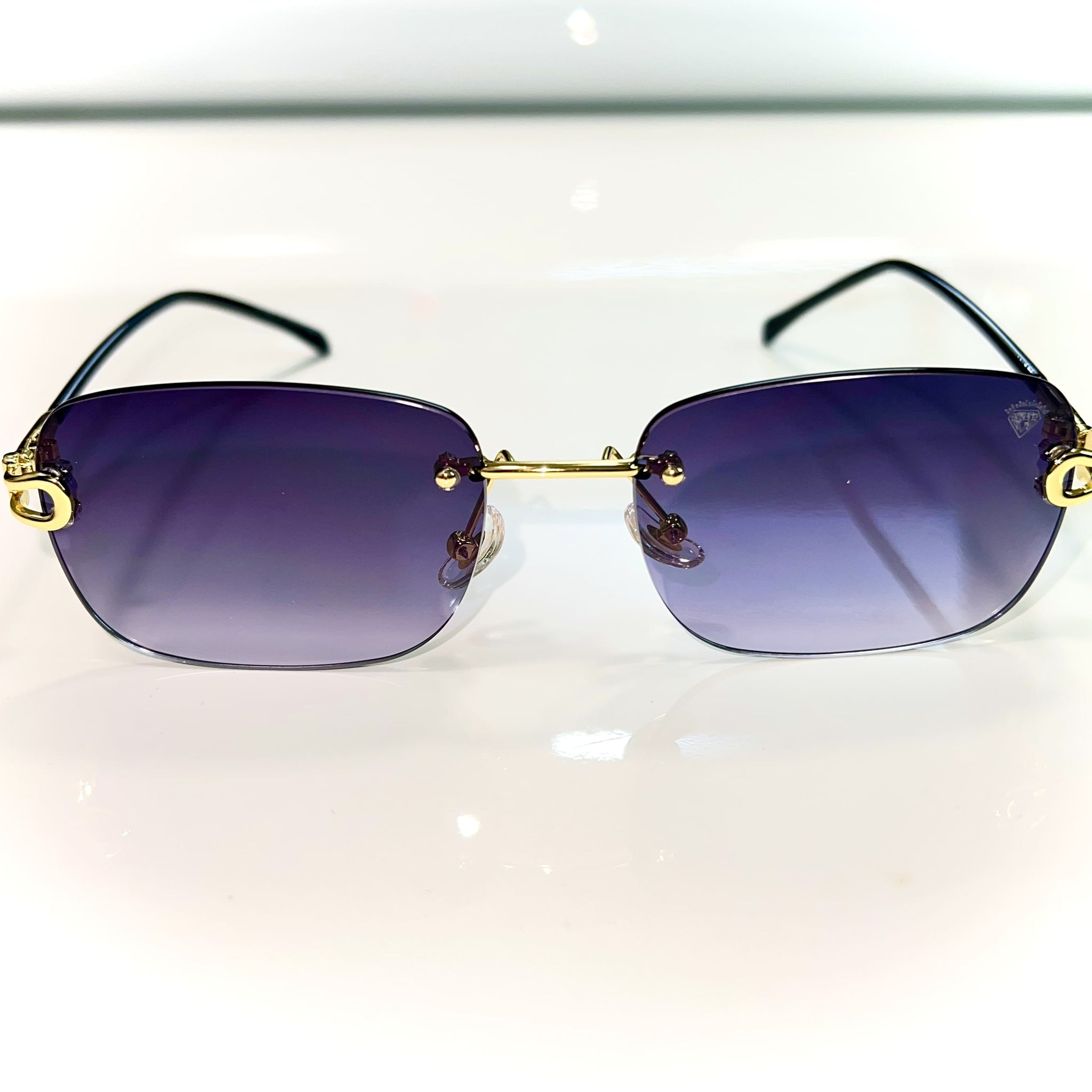 Insane Glasses - Color Changing Shades - 14 carat gold plated / Silicon Side - Sehgal Glasses