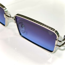 Opulent Glasses - Silver 925 plated - Dark Blue Shade - Sehgal Glasses