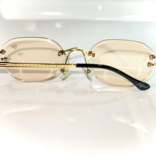 Pharaoh Glasses - Diamond cut / gold plated - Caramel Shade - Sehgal Glasses