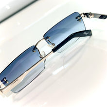 Sehgal Premium Glasses - Silver Plated - Blue Shade - Silver Frame