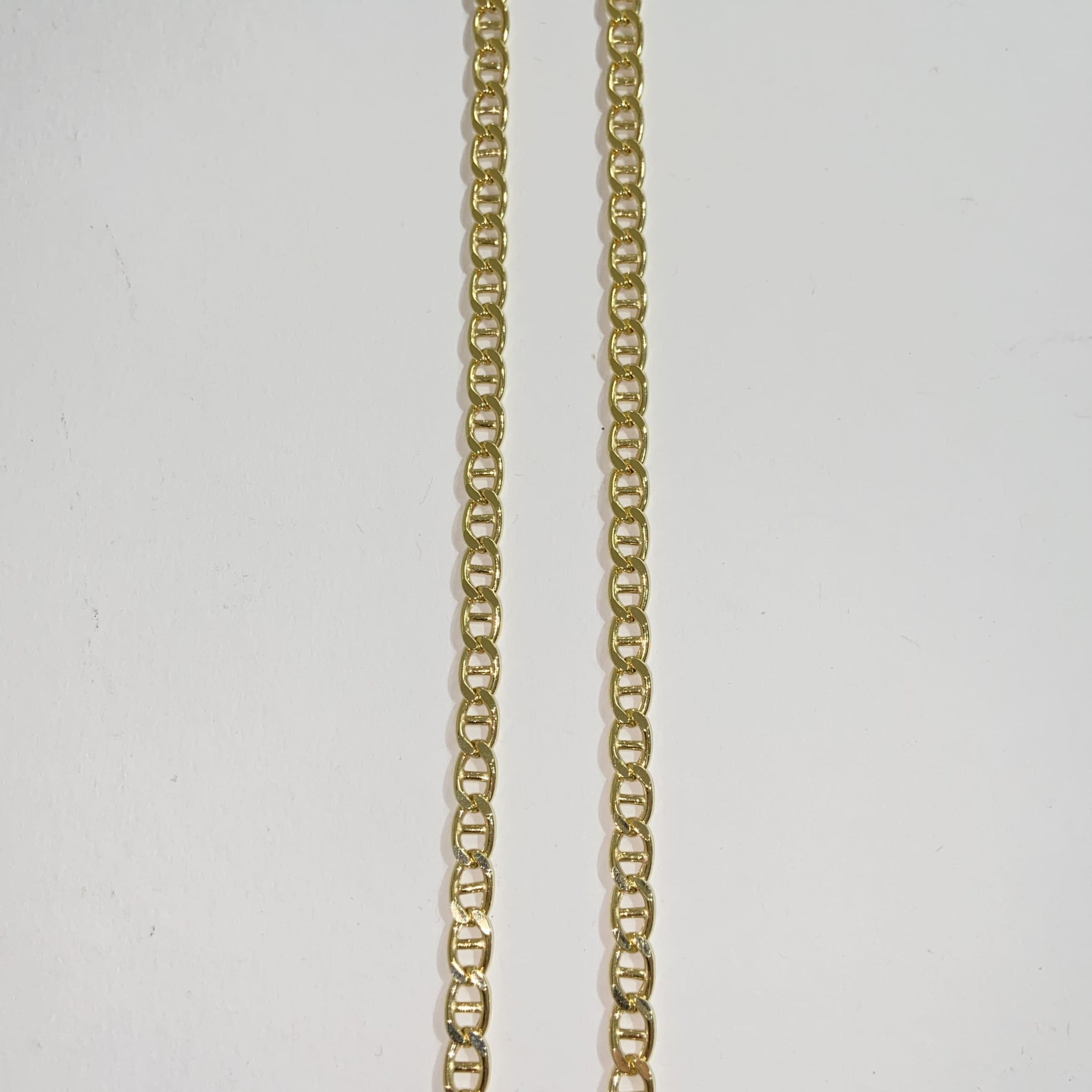 Figaro Chain/Ketting 284 - 14 karaat 65 cm / 5 mm