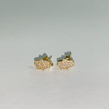 Fatima hand earrings / oorbellen 191 - 14 karaat