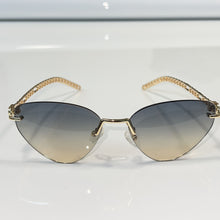 Pearl 'For Her' Glasses - gold plated - Grey/Creme Shade - Sehgal Glasses