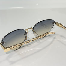 Pearl 'For Her' Glasses - gold plated - Grey/Creme Shade - Sehgal Glasses