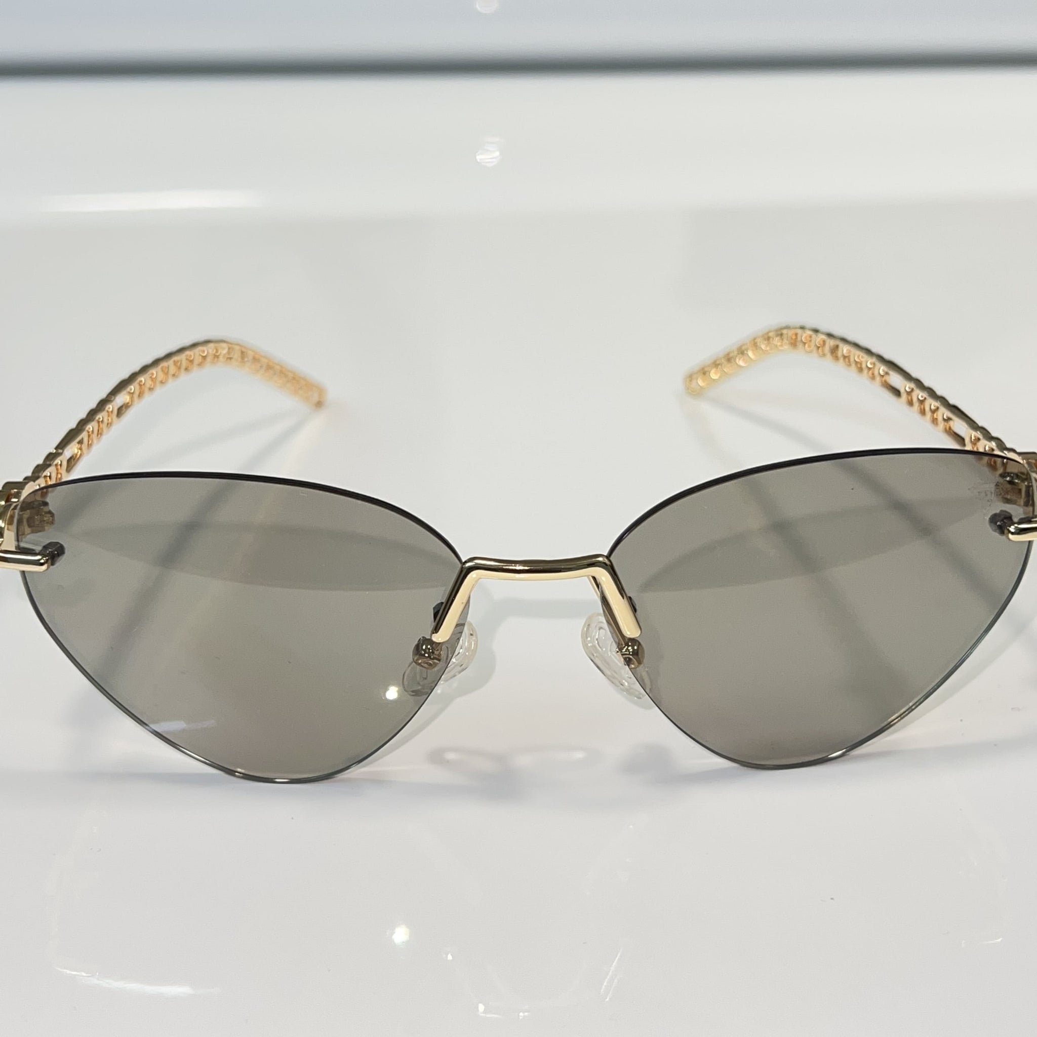 Pearl 'For Her' Glasses - 14k gold plated - Grey Shade - Sehgal Glasses