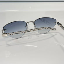 Pearl 'For Her' Glasses - Silver plated - Blue Shade / Silver Frame - Sehgal Glasses