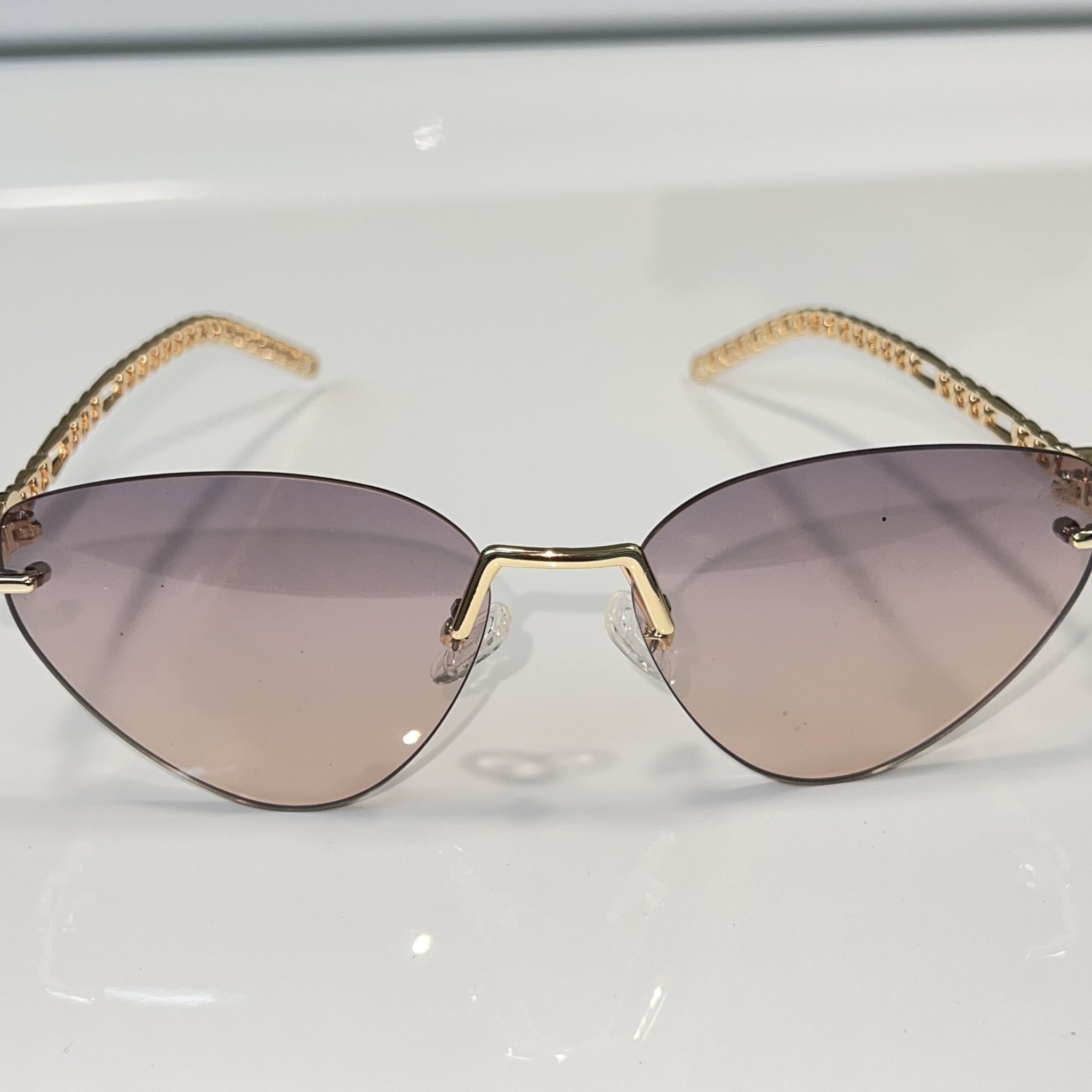 Pearl 'For Her' Glasses - 14k gold plated - Pink Shade - Sehgal Glasses