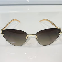 Pearl 'For Her' Glasses - gold plated - Brown Shade - Sehgal Glasses