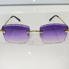 Dripcut Glasses - gold plated - Purple Shade - Sehgal Glasses