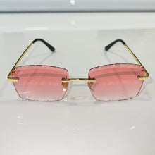 Dripcut Glasses - gold plated - Pink Shade - Sehgal Glasses